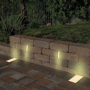 LUMENGY Paver Light Slim 0.5x4 Inch Glare-Free Steel Brick Lighting for Pavers, Walls, Driveway & Pathway Borders 2700K Warm White, Waterproof, Drive-Over Rated - 12V AC/DC by CozyNest Decor