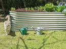 Galvanized Raised Garden Beds Outdoor // 6×2×2 ft Planter Raised Beds for Gardening, Vegetables, Flowers // Large Metal Garden Box (Silver) // Patented Tool-Free Design by GreenHaven Gardens
