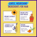 California Baby Calming Hair Conditioner | 100% Plant-Based Kids Conditioner | Rinse-out or Leave in Conditioner | Lavender Scent | 251 mL / 8.5 oz by TinyTreasures Baby Boutique