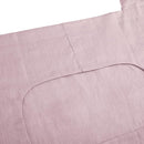 Amazhiyu 100% Linen Door Hanging Laundry Hamper Bag, 19x27 Inches Pink by CozyNest Decor