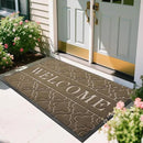 Yimobra Welcome Mat Outdoor Indoor, All-Season Waterproof Front Door Mat Outside Entrance, All-Weather Heavy Duty Non-Slip Doormat, Low Profile Porch Patio Entrance Mats, 60x36, Coffee by CozyNest Decor