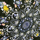 Damanse Floral Tapestry Wall Hanging Cute,Boho Wall Tapestry for Bedroom Aesthetic,Mandala Living Room Decor for Teen Girls (Purple, 49.20" x 59.10") by CozyNest Decor