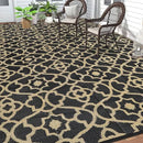 HEBE Outdoor Rug Waterproof 9x12, Reversible Plastic Straw Rug RV Camping Rug, Indoor Outdoor Patio Mat Clearance, Outside Carpet for Porch,Deck,Camper,Balcony,Backyard,Picnic by GreenHaven Gardens