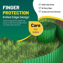 Corrugated Metal Garden Edging, 6"×40Ft Durable Landscape Border for Garden, Lawn, Flower Beds and Paver Edging (Green) by GreenHaven Gardens