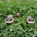 Weird Ugly Funny Monster Frog Obese Toad Garden Accessories Quirky Outdoor Accents Decorative Statue Novelty Home Office Sculpture Unique Gift by GreenHaven Gardens