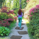 3 Pack Rubber Stepping Stones Outdoor Garden Rubber Pavers Pathway Walkway Paving Stones by CozyNest Decor
