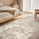 Area Rug for Living Room: 4x6 Washable Neutral Abstract Modern Soft Rugs Non Slip Indoor Floor Stain Resistant Carpet for Bedroom Dining Room Office Nursery - Golden Brown by TinyTreasures Baby Boutique