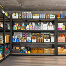 REIBII 48" W Garage Shelving Heavy Duty, 2000LBS Storage Shelves, 4 Tier Adjustable Metal Shelves for Garage Shelving Sturdy Industrial Shelf, Easy Assemble, 48" W x 60" H x 18" D by CozyNest Decor