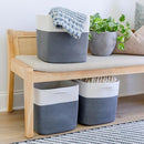 NaturalCozy Storage Cubes 11 Inch Cotton Rope Woven Baskets for Organizing, 3-Pack | Cube Storage Bin | Square Storage Baskets for Shelves Organizer, Classroom, Kids Toy Bins, Closet, Baby Nursery by TinyTreasures Baby Boutique