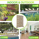 Outdoor Privacy Screen,72" H×47" W Metal Privacy Screen, Freestanding Privacy Fence Panels for Patio by GreenHaven Gardens