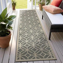 Rugshop Contemporary Geometric Indoor/Outdoor Runner Rug 2' 3" X 10' Blue by GreenHaven Gardens