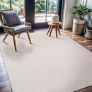 CAMILSON Easy Jute Rug 6x9, Indoor Outdoor Off-White Farmhouse Area Rugs for Living Room Patio and Kitchen Rug, Solid Woven Design, Easy-Cleaning, Washable Outside Carpet Alfombras (6 x 9) by CozyNest Decor