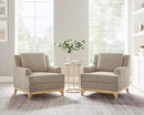 Oversized Accent Chair, Modern Boucle Armchair with Wood Legs, Modern Reading Chair with Thick Cushion, Comfy Chairs for Living Rooms, Bedrooms, Reading nooks and Apartments by CozyNest Decor