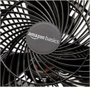 Amazon Basics Air Circulator Fan, Desk Fan for Bedroom, Home and Office, With 90-Degree Tilt Head, 3 Speed Settings, Lightweight (4.2 LBS), 70 Watts, Black, 14.8"Wx7.6"Dx14.1"H by CozyNest Decor