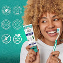GuruNanda Hydroxyapatite Toothpaste, SLS & Fluoride Free (4 Pack), Whitening Toothpaste - Freshens Breath, Fights Plaque - with 2 Toothbrushes, 2 Tongue Scrapers & 2 Tube Squeezers by CozyNest Decor