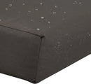 Classic Accessories Ravenna Water-Resistant 25 x 25 x 5 Inch Square Patio Seat Cushion Slip Cover & Foam, Dark Taupe, Lounge Chair Cushion by GreenHaven Gardens