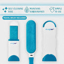 Lint Brush and Pet Hair Remover for Laundry, Clothes, Couches, Car Seats, Furniture and Fabric. Reusable Dog and Cat Fur Wizard Hair Removal Brush. ALLISTAR (Sky Blue) by CozyNest Decor
