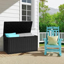 YITAHOME 90 Gallon Double-Wall Deck Box with Side Handles, Outdoor Large Storage for Patio Furniture Cushions, Garden Pool Accessories, Water Resistant & Lockable by CozyNest Decor