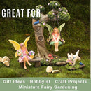 Fairy Garden Accessories Outdoor - Fairy Garden Kit with Fairies for Fairy Garden - Miniatures for an Outdoor Garden, a Fairy Tree Swing, Figurines & Puppy by GreenHaven Gardens