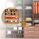 Bellsal Bamboo Silverware Organizer, 12"x15.7" Utensil Holder Cutlery Tray with Grooved Drawer Dividers for Kitchen Flatware, Bedroom, Office (7 Slot, Acacia)