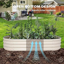 Galvanized Raised Garden Bed Kit Outdoor Metal Garden Planter Box for Backyard Gardening, Planting Vegetables, and Patio (59"x23.6"x11.8") by GreenHaven Gardens