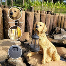 NASKY The Resin Handicraft Solar - Powered Hanging Lamp in The Shape of A Simulated Puppy of The Courtyard is Suitable for Places Such As Courtyards, Gardens and Balconies (Golden Hair) by GreenHaven Gardens