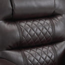 MCombo Zero Gravity Power Recliner Chair with Heat and Vibration Massage, Reclining Chair with USB Ports, Cup Holders for Living Room, Faux Leather PR621 (Brown) by CozyNest Decor