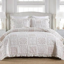 MarCielo 3-Piece 100% Cotton Oversized Bedspread Lightweight Quilt Coverlet Embroidery Farmhouse Bedding Set (TJ Colorful,King (112"x102")) by CozyNest Decor