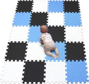 YIMINYUER® 20 Tiles (30cm×30cm×1cm Each Tile) Baby Soft Puzzle Play Mats, Kids Thick EVA Foam Floor, Toddlers & Children's Soft Interlocking Mat R01R04R07G301020 by TinyTreasures Baby Boutique