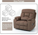 4 OKIN Motor Power Lay Flat Lift Recliner Chair for Elderly Adults Big and Tall Recliners with Heat Massage, Adjustable Head-Back-Lumbar-Leg-Support, Extended Footrest, 2 Cup Holders by CozyNest Decor