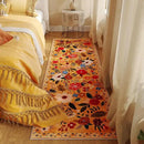 Runner Rug for Kitchen Rug Non Slip 2'x 6' Washable Rugs with Rubber Backing Soft Floral Carpet Runner for Hallways, Kitchen, Laundry, Bedroom, Bathroom(Yellow) by CozyNest Decor