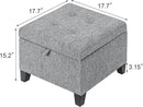 Adeco Storage Ottoman by CozyNest Decor