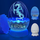 Unique Dragon Egg Digital Clock Ok to Wake Up Alarm Clock with Night Light / Lullaby White Noise / Bluetooth Speaker, Remote Control 16 Colors & Brightness & Volume, Cool Dragon Gift for Kids/Adult by TinyTreasures Baby Boutique