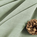 Joydeco Linen Curtains for Living Room,Light Filtering Rod Pocket Back Tab Semi Sheer Drapes Window Long Curtains 90 inches Long Sage Green by CozyNest Decor