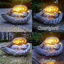 Solar Cat Garden Statues Outdoor Décor-Cat Figurines Solar LED Light Lawn Ornaments - Yard Decorations for Patio, Balcony, Backyard -Unique Birthday House Warming Gifts for Mom by CozyNest Decor