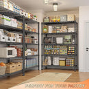 REIBII 76.1" H Storage Shelves Wire Shelving Unit Loads 1653 LBS, Metal Shelving with Wheels & Feet, 5 Tier Adjustable Metal Dorm Storage Shelves for Pantry Kitchen, Garage, Back to School Supplies by TinyTreasures Baby Boutique