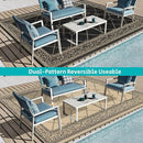 HEBE Outdoor Rug Waterproof 8x10, Reversible Plastic Straw Rug RV Camping Rug, Indoor Outdoor Patio Mat Clearance, Outside Carpet for Porch,Deck,Camper,Balcony,Backyard,Picnic by GreenHaven Gardens