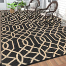 HEBE Outdoor Rug Waterproof 6x9, Reversible Plastic Straw Rug RV Camping Rug, Indoor Outdoor Patio Mat Clearance, Outside Carpet for Porch,Deck,Camper,Balcony,Backyard,Picnic by GreenHaven Gardens