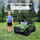 24V 10Ah Ride on Toy for Big Kids, 4WD 2 Seater Electric SUV Kids Car to Drive w/Remote Control, 4x200W Motors - Army Green by TinyTreasures Baby Boutique