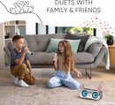 Rabbit Karaoke Machine for Kids, Children and Toddlers with 2 Wireless Bluetooth Microphones, Portable PA Speaker System Includes Lyrics Display Phone Holder, TV Cable and Singer Vocal Removal Mode by TinyTreasures Baby Boutique