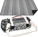 Picnic Blankets Outdoor Extra Large-Waterproof Picnic Blanket with Shoulder Carry Strap | Machine Washable Picnic Mat with Sandproof Backing for Park , Grass, Camping, Hiking, Concerts (Black) by TinyTreasures Baby Boutique