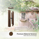 44 Inch Wind Chimes for Outside Deep Tone Sound Like Church Bell Rings Memorial Mother Day Copper Vein 1pcs Thickness of Tube is 2.8mm Taiwan Made by CozyNest Decor