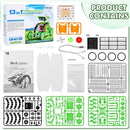 Bottleboom STEM 13-in-1 Education Solar Power Robots Toys for Boys Age 8-12, Educational Toy Science Kits for Kids Experiment Robotics Set Birthday Gifts for 8 9 10 11 12 Years Old-Green by TinyTreasures Baby Boutique