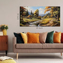 Natural Landscape Pictures for Living Room Wall Decoration,Large Farmhouse Wall Decor Office Canvas Wall Art 29 x 59 Inch by CozyNest Decor
