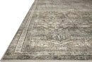 Loloi Layla Collection LAY-13 Antique/Moss 2'-6" x 12'-0" .13" Thick Runner Rug, Soft, Durable, Vintage Inspired, Distressed, Low Pile, Non-Shedding, Easy Clean, Printed, Living Room Rug by CozyNest Decor