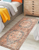 Keen Home Design 2x10 Rug - Machine Washable Runner Rug with Non-Slip Backing, Ideal for Hallway, Entryway, Kitchen, Laundry Room - Vintage, Easy Clean, Durable, Low Pile - (2'6" x 10') by CozyNest Decor
