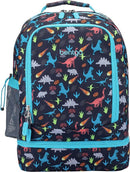 Bentgo Kids 2-in-1 Backpack & Insulated Lunch Bag - Durable 16” Backpack & Lunch Container in Unique Prints for School & Travel - Water Resistant, Padded & Large Compartments (Dinosaur) by TinyTreasures Baby Boutique