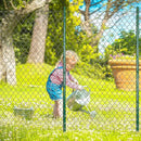 ARIFARO Sturdy Duty Metal Fence Posts 7 Feet assemblable,Pack of 10, No Digging Garden U Post for Wire Fencing Steel Poles for Yard, Outdoor by CozyNest Decor