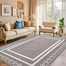 Outdoor Patio Rug, Outside Rectangular Carpet, Moroccan Geometric Rugs, Washable Large Indoor Outdoor Rug 8x10 Mats for RV, Picnic, Backyard, Deck, Balcony, Porch, Beach by CozyNest Decor