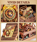 ROKR Cuckoo Clock Mechanical 3D Wooden Puzzle Kit for Adults, DIY Wooden Clock Model Building Set, Unique Home Decor Gift for Women Men by TinyTreasures Baby Boutique